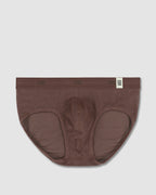 Rough Knit Mid Rise Brief Dutch Cocoa