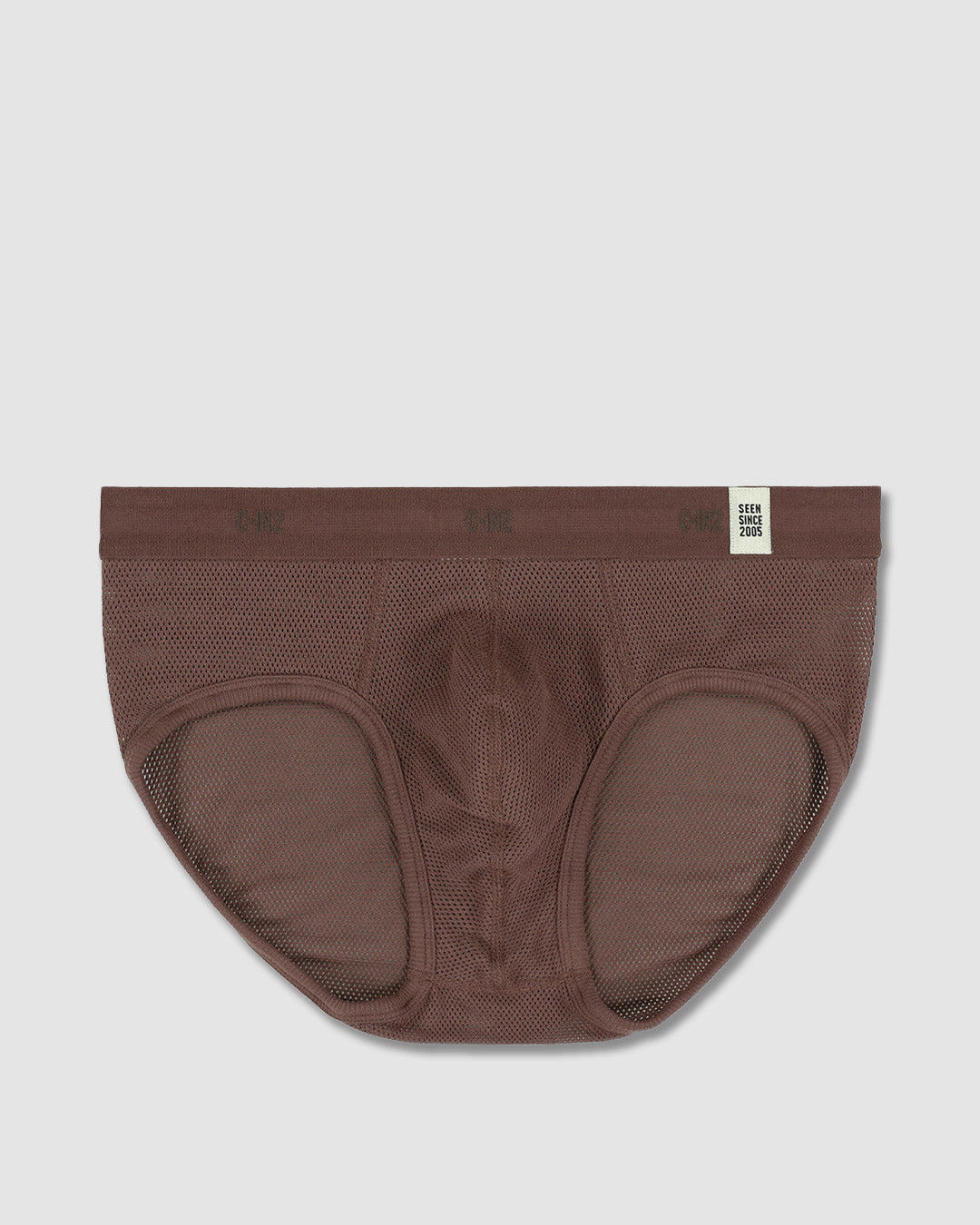 Rough Knit Mid Rise Brief Dutch Cocoa