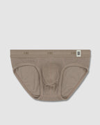 Rough Knit Low Rise Brief Sardinia Tan