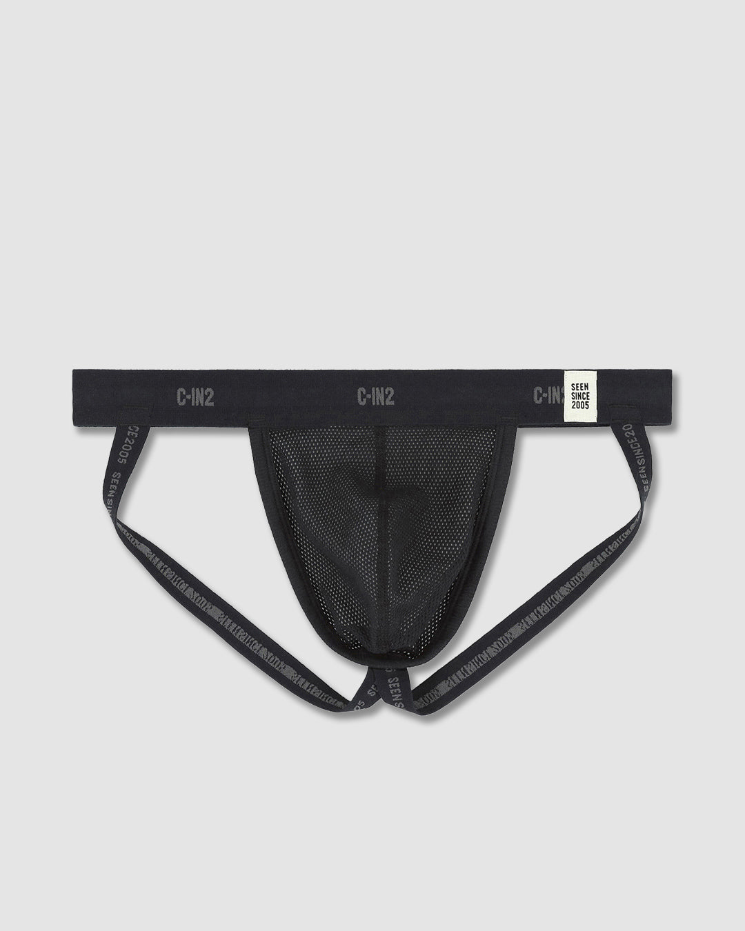 Rough Knit Jock Black
