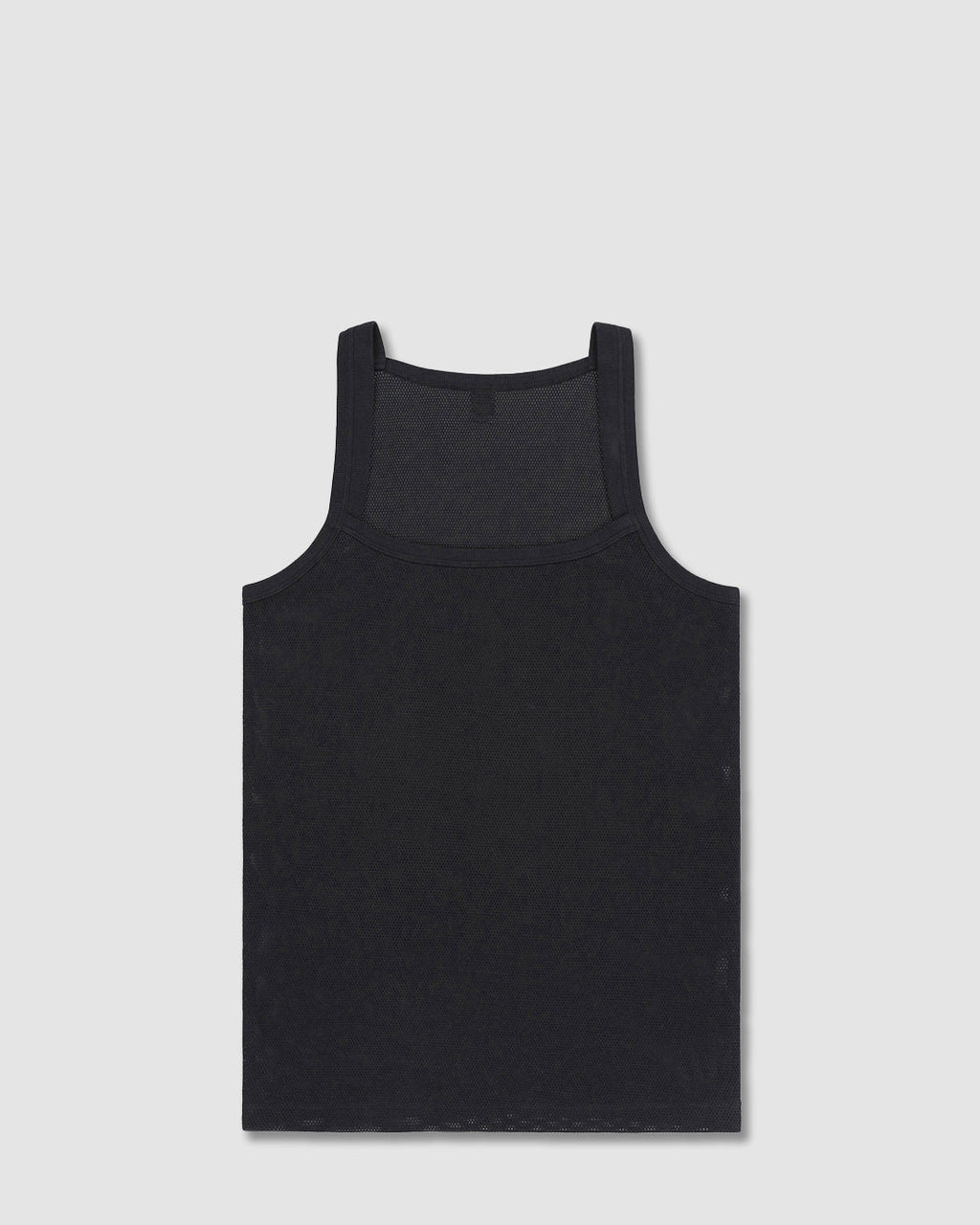 Rough Knit Tank Black