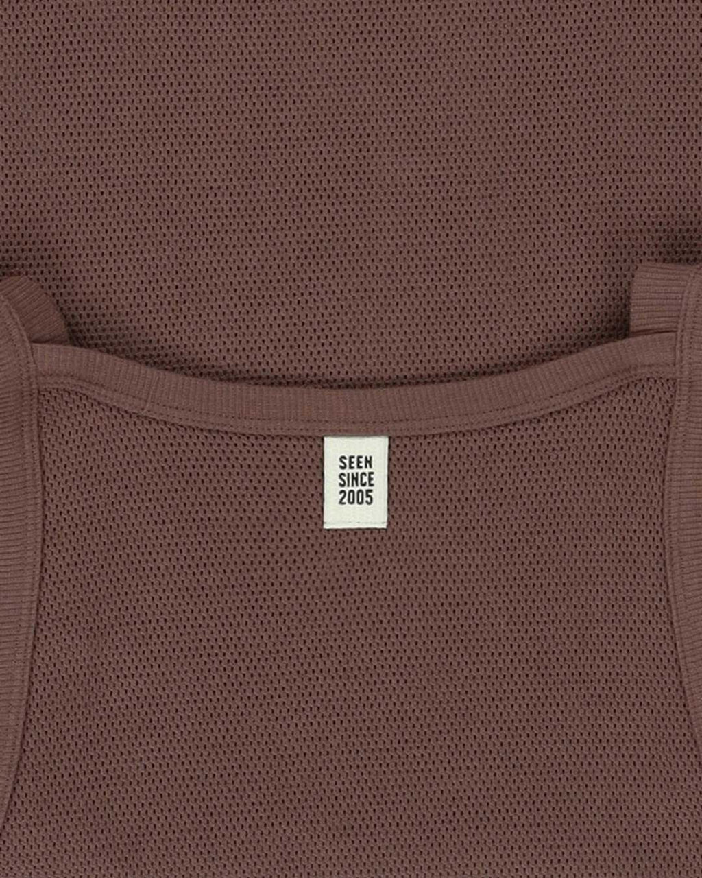 Rough Knit Tank Dutch Cocoa