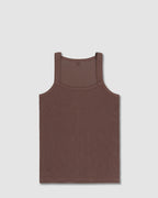 Rough Knit Tank Dutch Cocoa