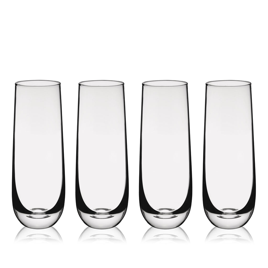 Stemless Champagne Glasses