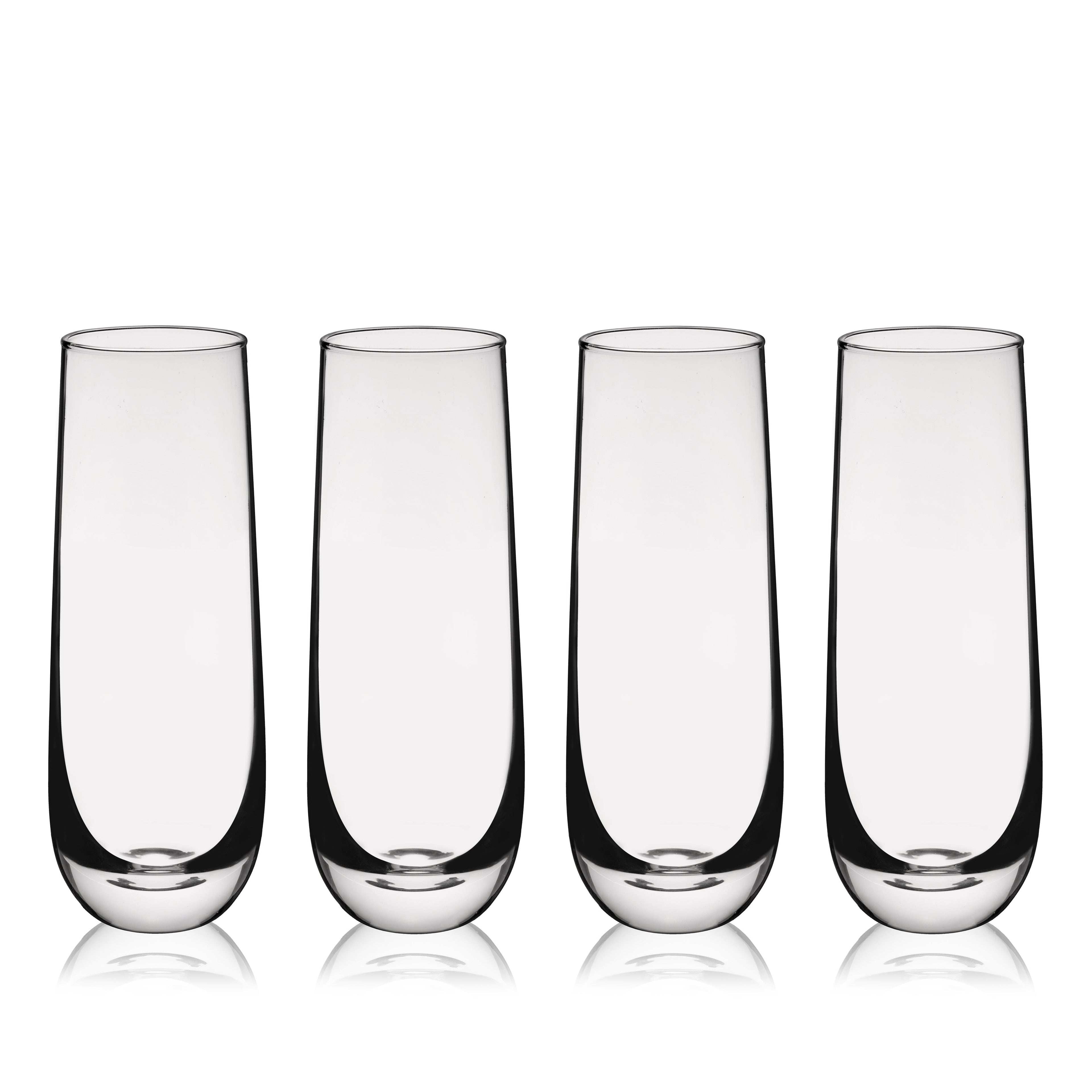 Stemless Champagne Glasses