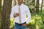 Russet Stripe - Men's Tie