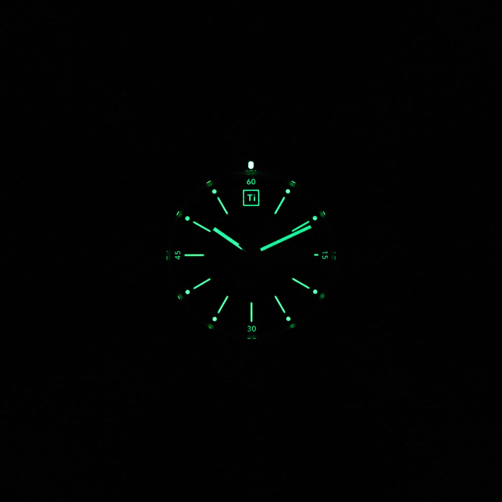 Ti Field Watch / Solar Driven / Stonewashed