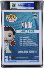 LaMelo Ball Basketball #228 Funko POP! PSA 8.5 NM-MINT+