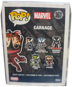 Funko Pop: Marvel -Spiderman Carnage#367 Sam De La Rosa Autographed w/COA