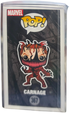 Funko Pop: Marvel -Spiderman Carnage#367 Sam De La Rosa Autographed w/COA