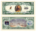 Set of 10 - Jesus Christ Praise The Lord Christian Religious Novelty $7 Bills