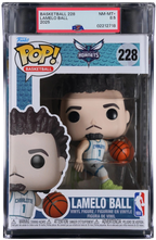 LaMelo Ball Basketball #228 Funko POP! PSA 8.5 NM-MINT+