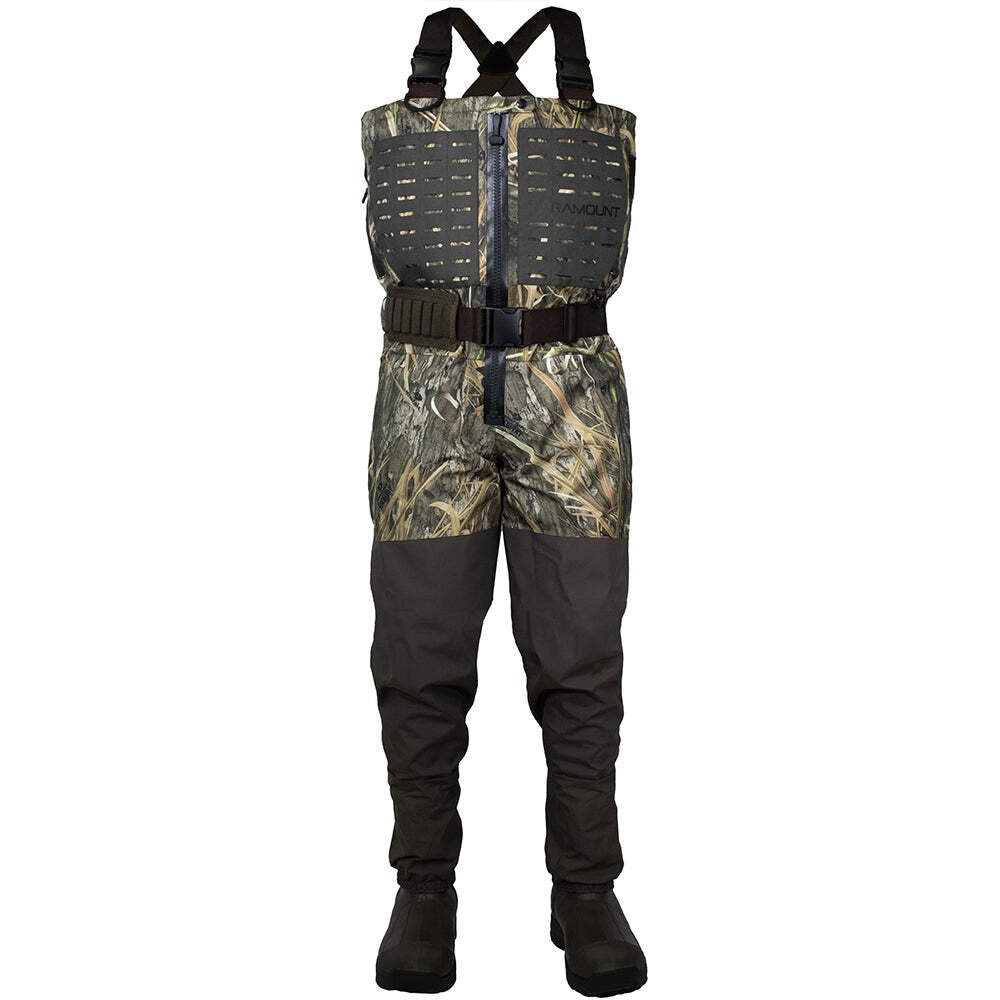 Pinnacle Zippered Breathable Camouflage Waders 1200g