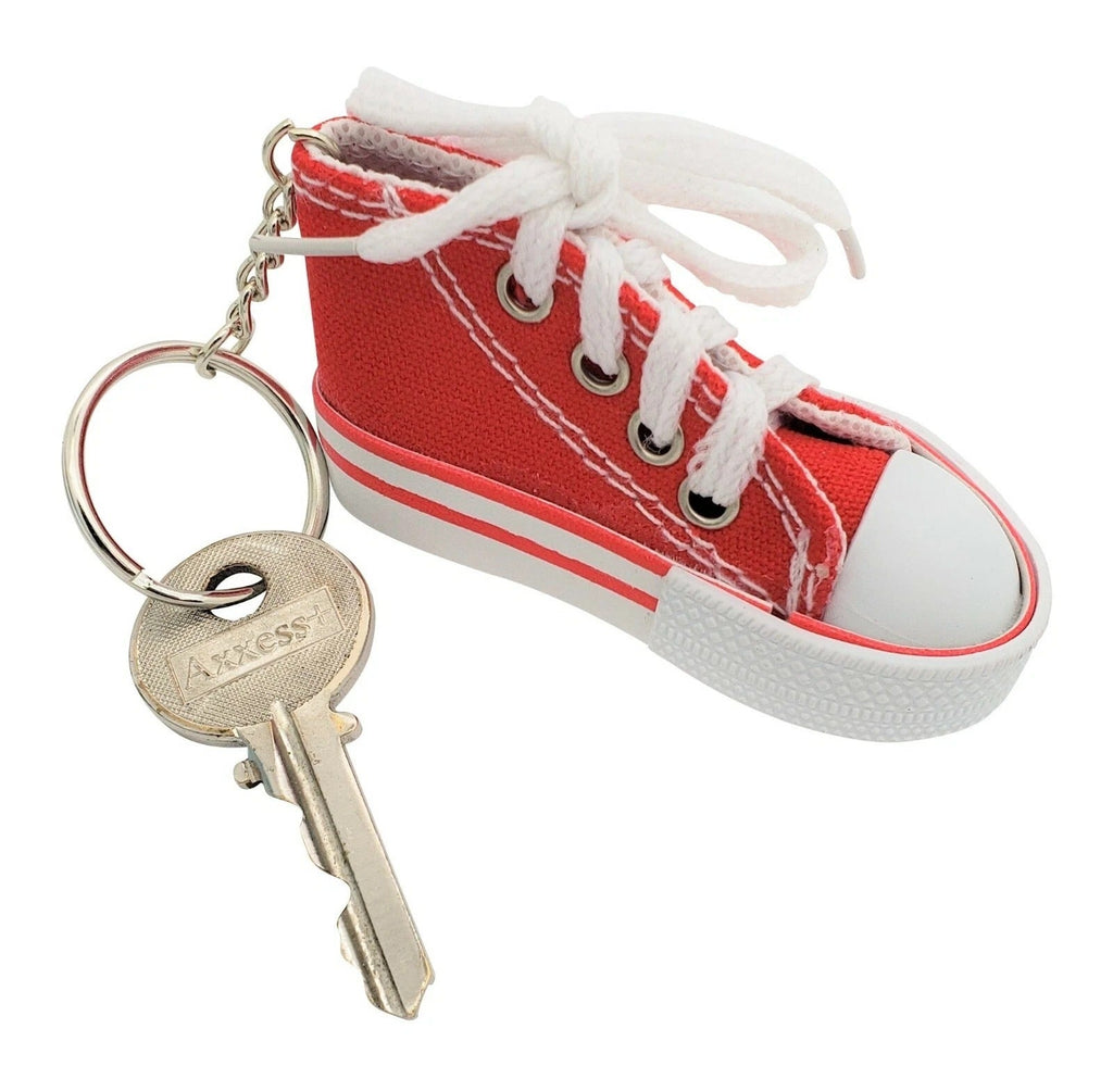 👟 120 TOTAL Mini Canvas Sneaker Keychains –  (3" Assorted Colors)