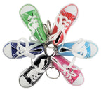 👟 120 TOTAL Mini Canvas Sneaker Keychains –  (3" Assorted Colors)