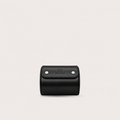 1 Watch Travel Case Vegan Leather Watch Roll (Jade Black - White Interior)