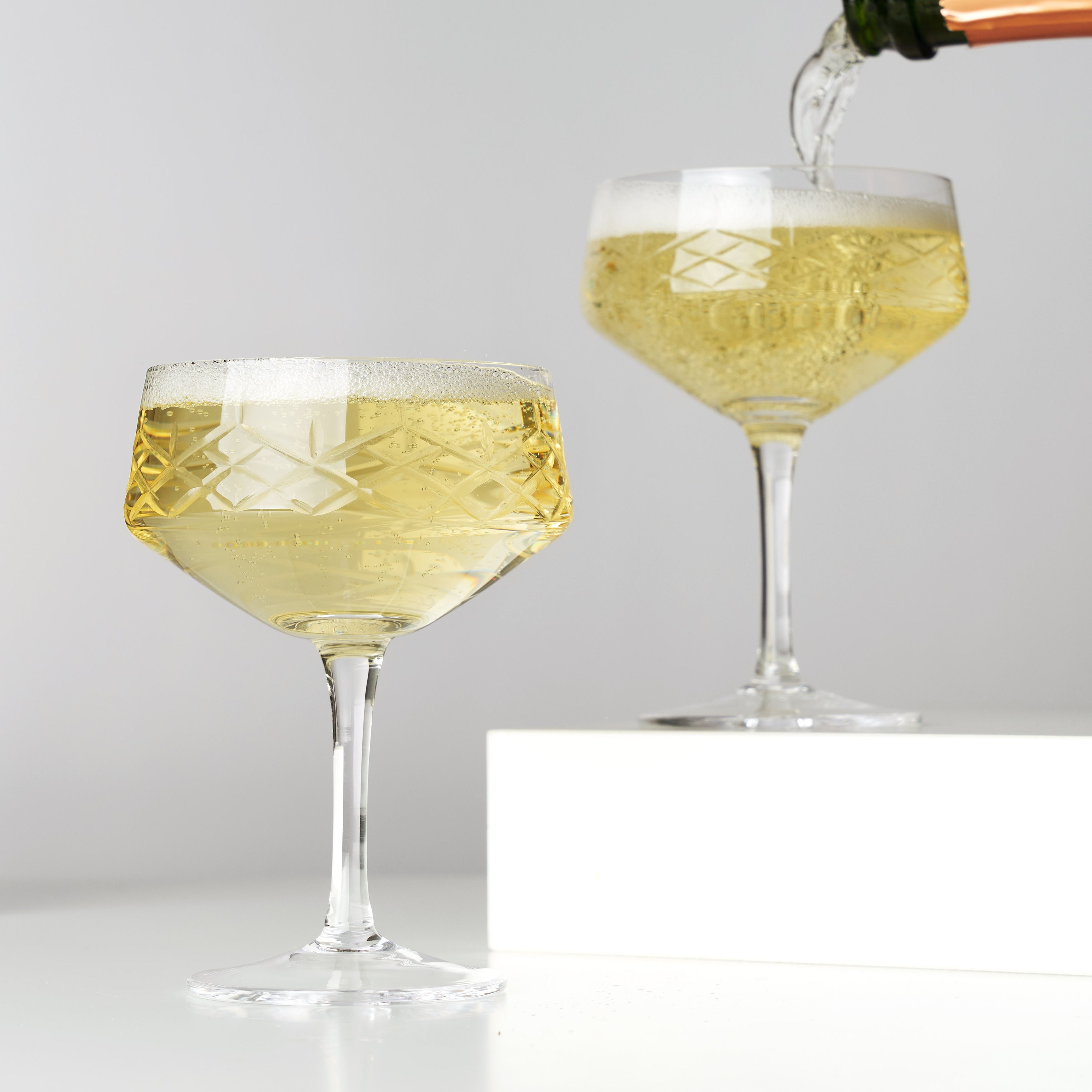 Admiral Crystal Coupe Glasses