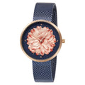 Obaku Women's Blossom Blue Dial Watch - S700LHVLML-DF