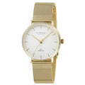 Obaku Women's Gonone White Dial Watch - S725LXGIMG-DG