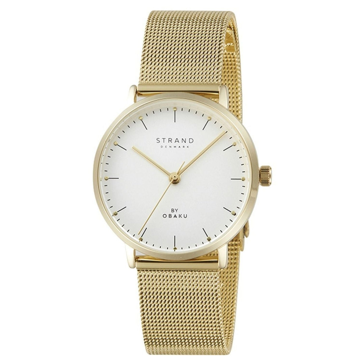 Obaku Women's Gonone White Dial Watch - S725LXGIMG-DG