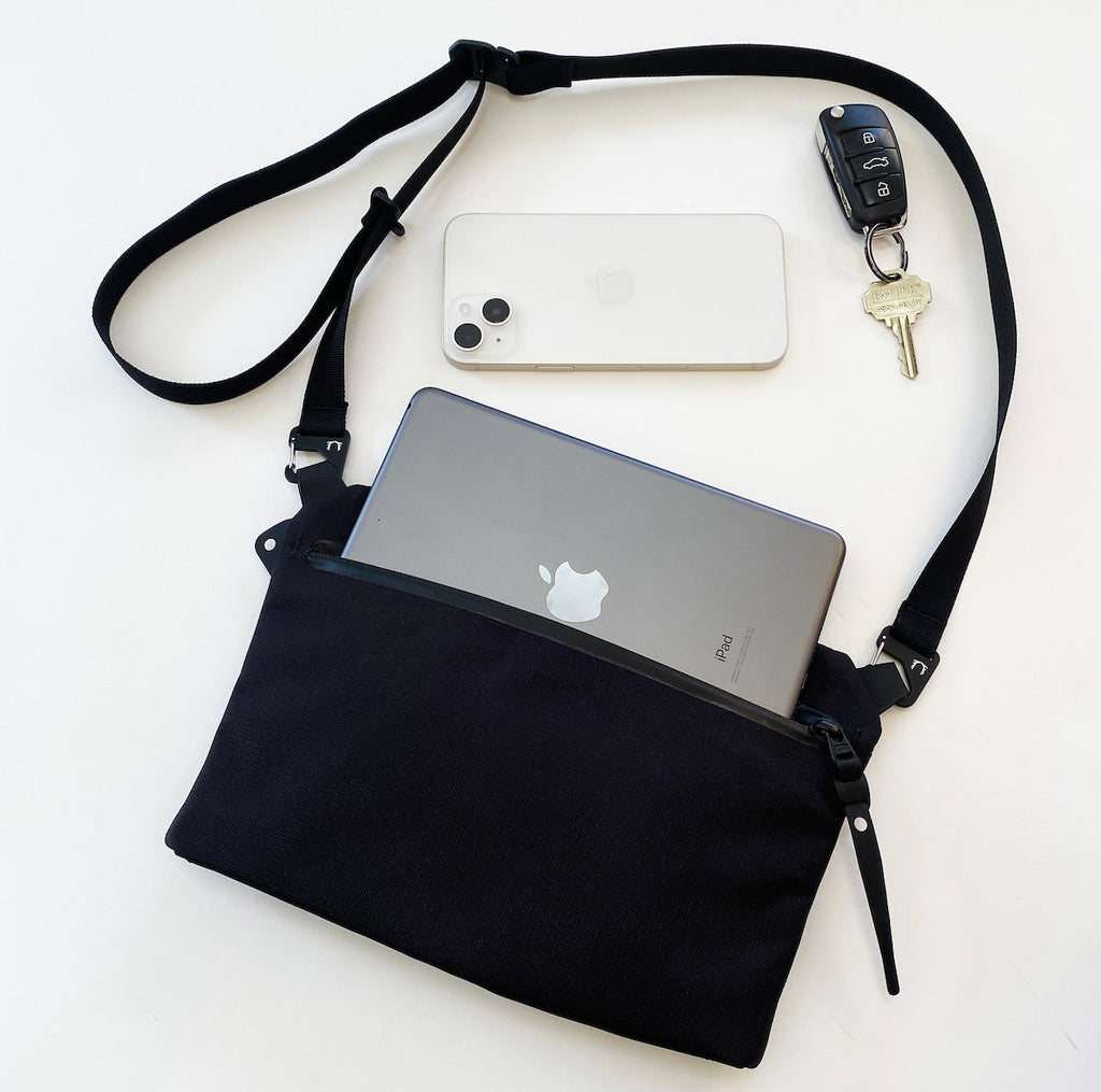 SACOCHE_01 CORDURA® RN66 VELOCITY - JET BLACK