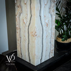 Sahara Onyx Floor Lamp - Large - 63"H x 12"W - Square - #1