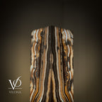 Sahara Onyx Floor Lamp - Large - 63"H x 12"W - Square - #2