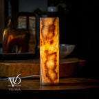 Sahara Onyx Lamp (Cylinder Table Lamp #11)