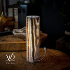 Sahara Onyx Lamp (Cylinder Table Lamp #34)