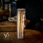 Sahara Onyx Lamp (Cylinder Table Lamp #34)