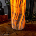 Sahara Onyx Lamp (Cylinder Table Lamp #6)