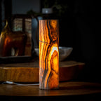 Sahara Onyx Lamp (Cylinder Table Lamp #6)