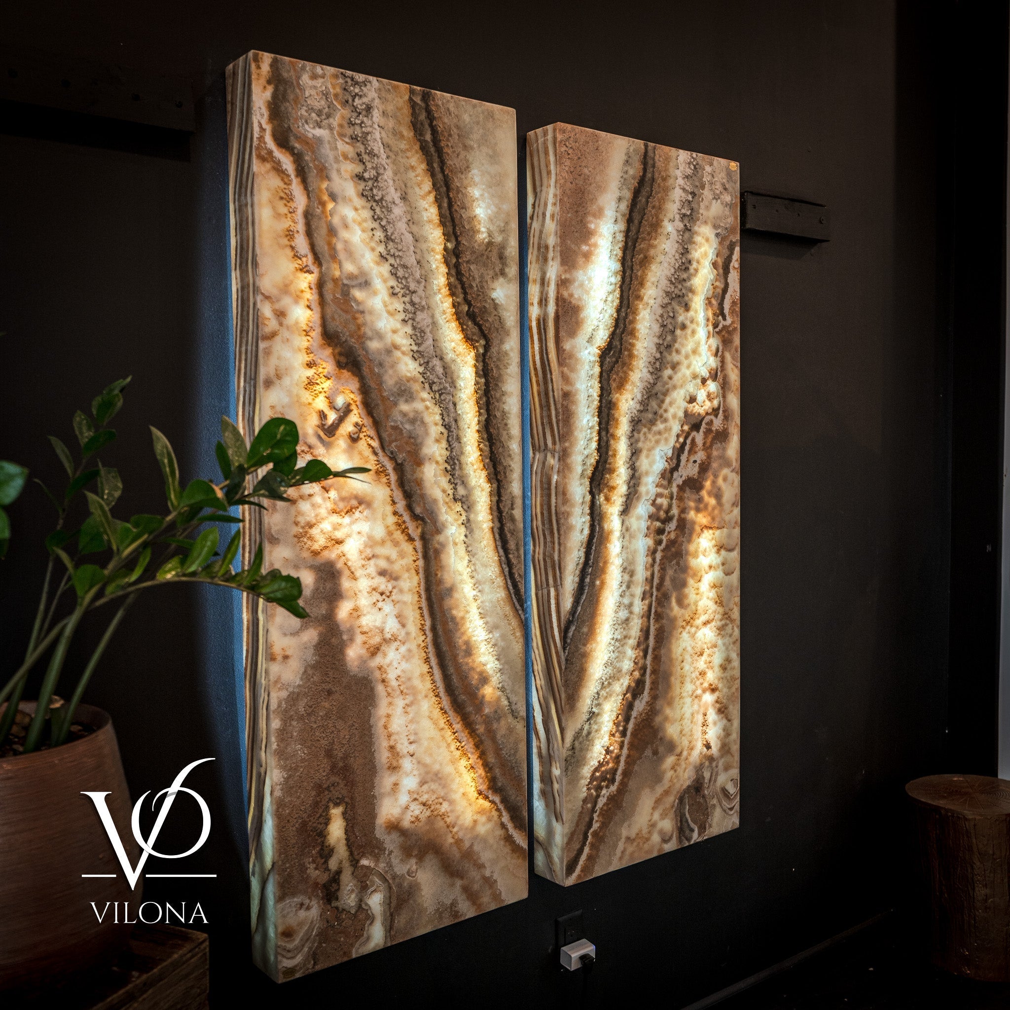 Sahara Onyx Wall Panels (Set #7)