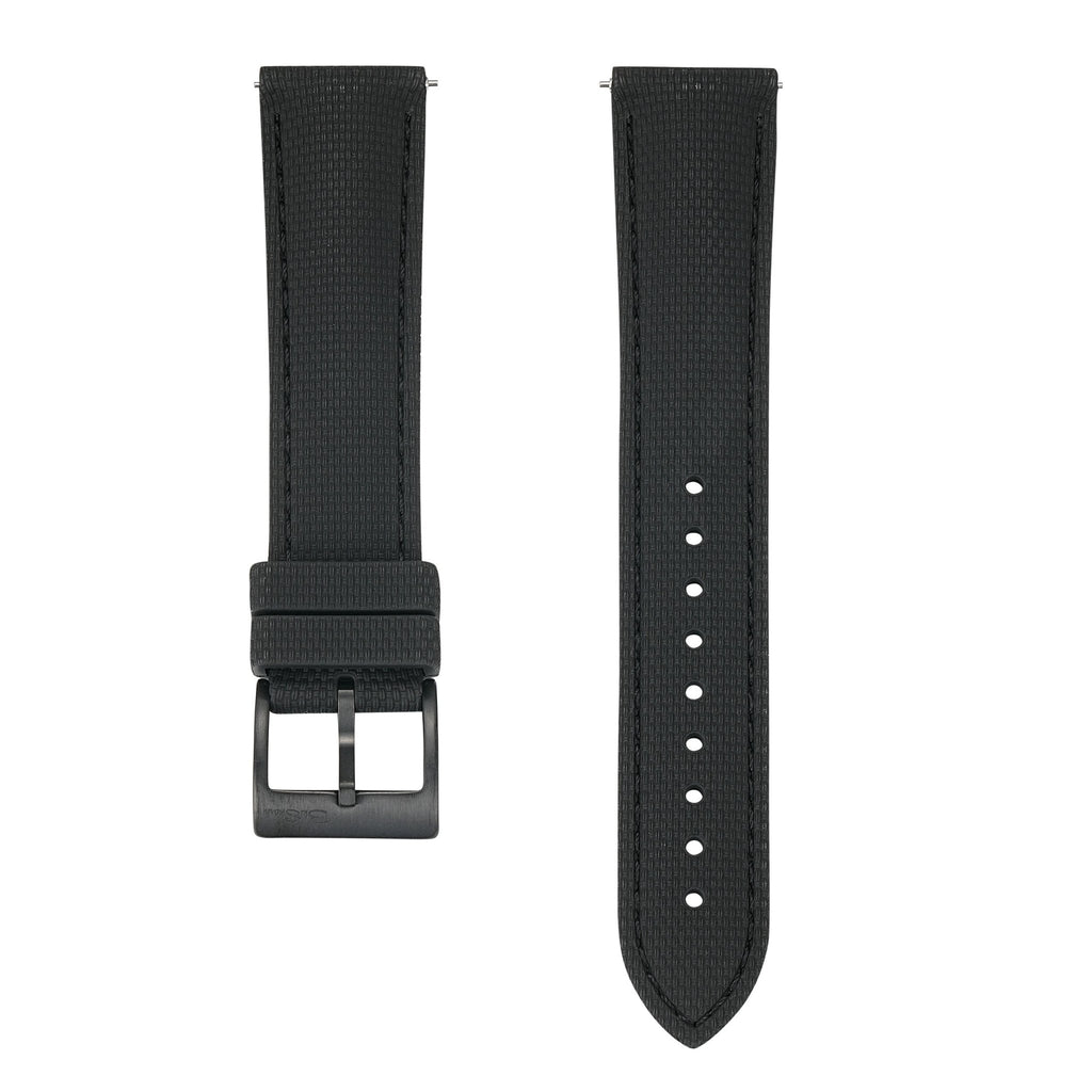 Sailcloth Rubber Buckle - Blackout