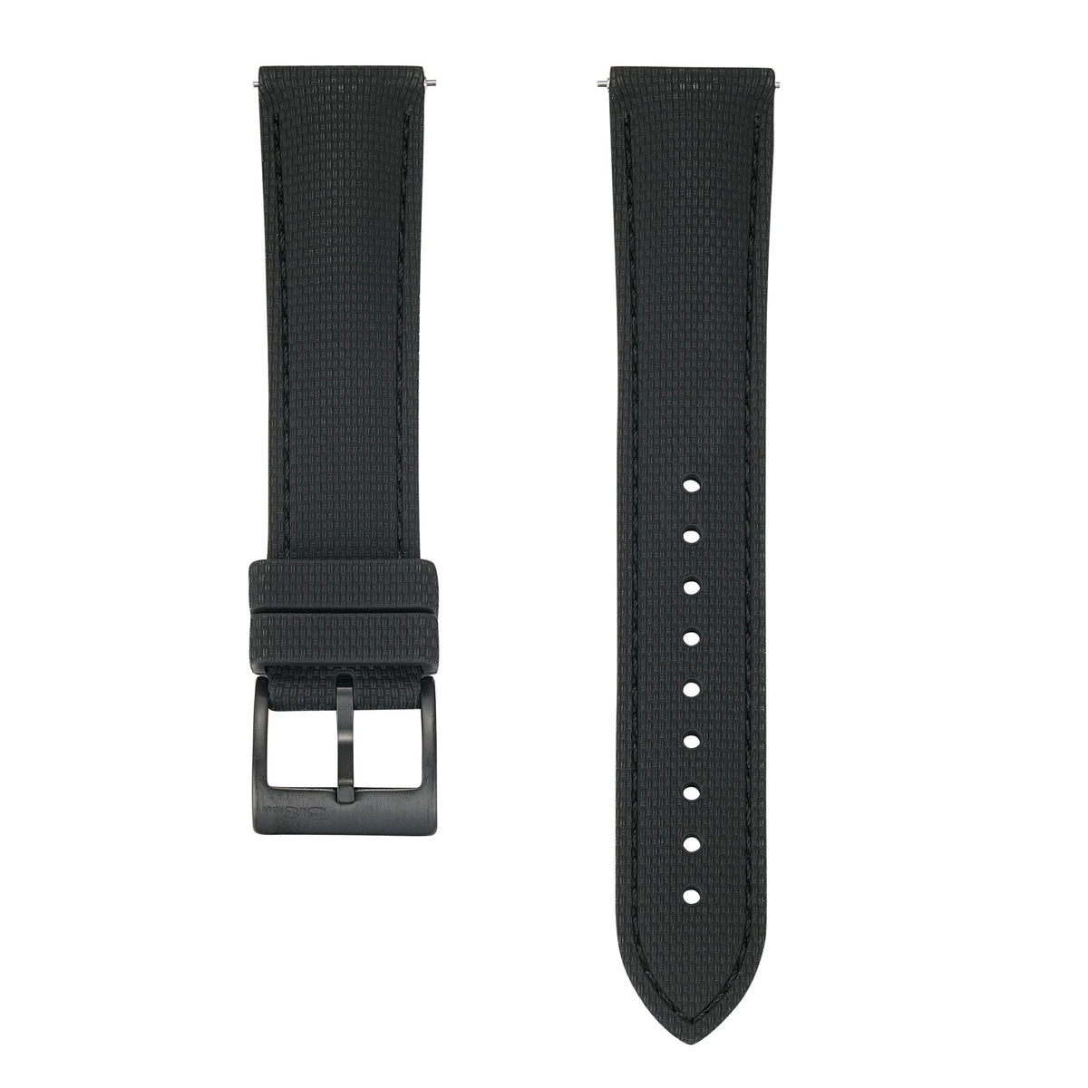 Sailcloth Rubber Buckle - Blackout