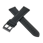 Sailcloth Rubber Buckle - Black/White