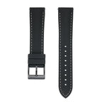 Sailcloth Rubber Buckle - Black/White