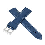 Sailcloth Rubber Buckle - Blue/White