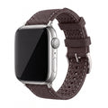 Sailcloth Rubber Buckle - For Apple Watch - Brown/White