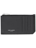 SAINT LAURENT Men's Mini Zip Card Holder