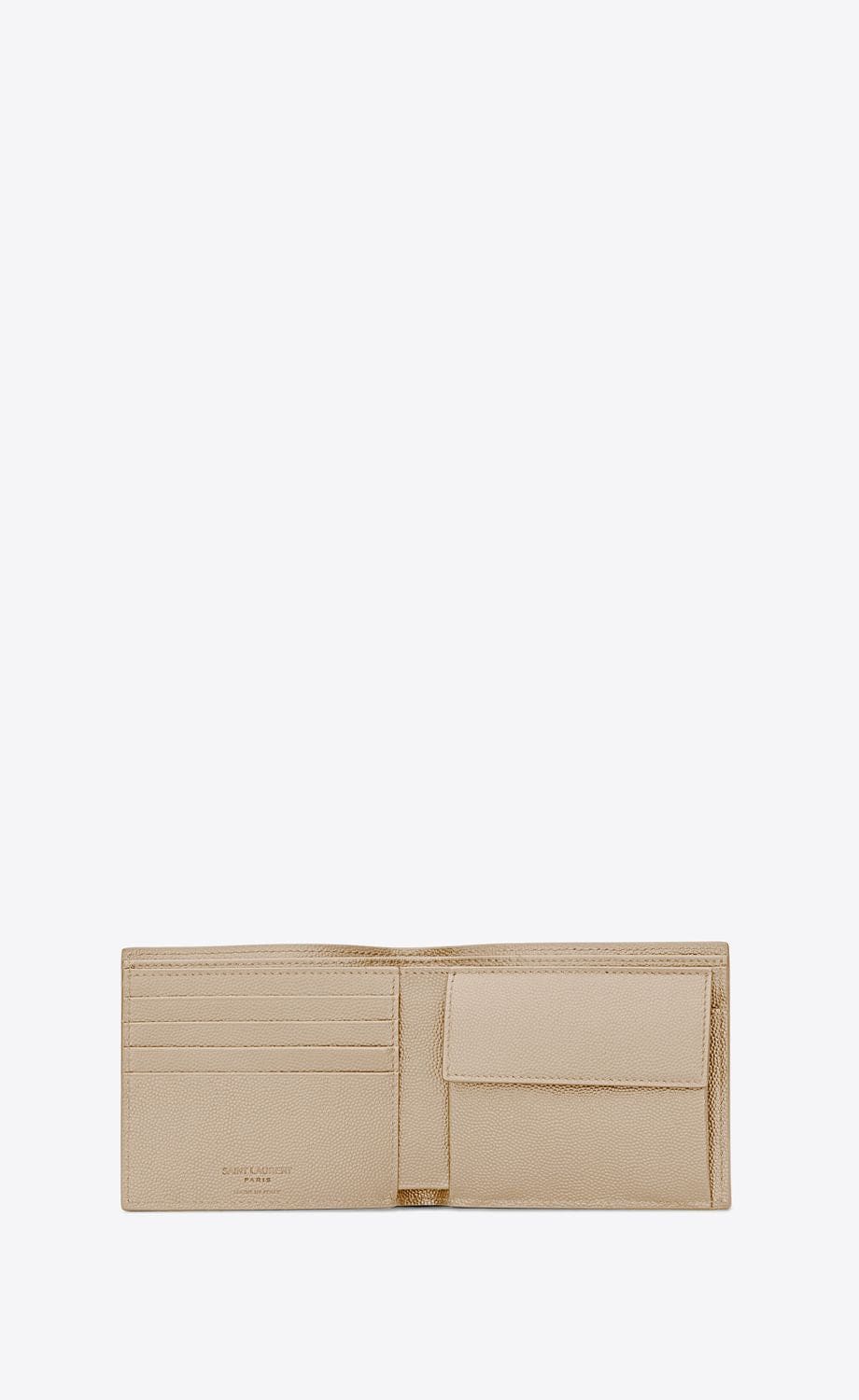 SAINT LAURENT Mini Logo Print Card Holder