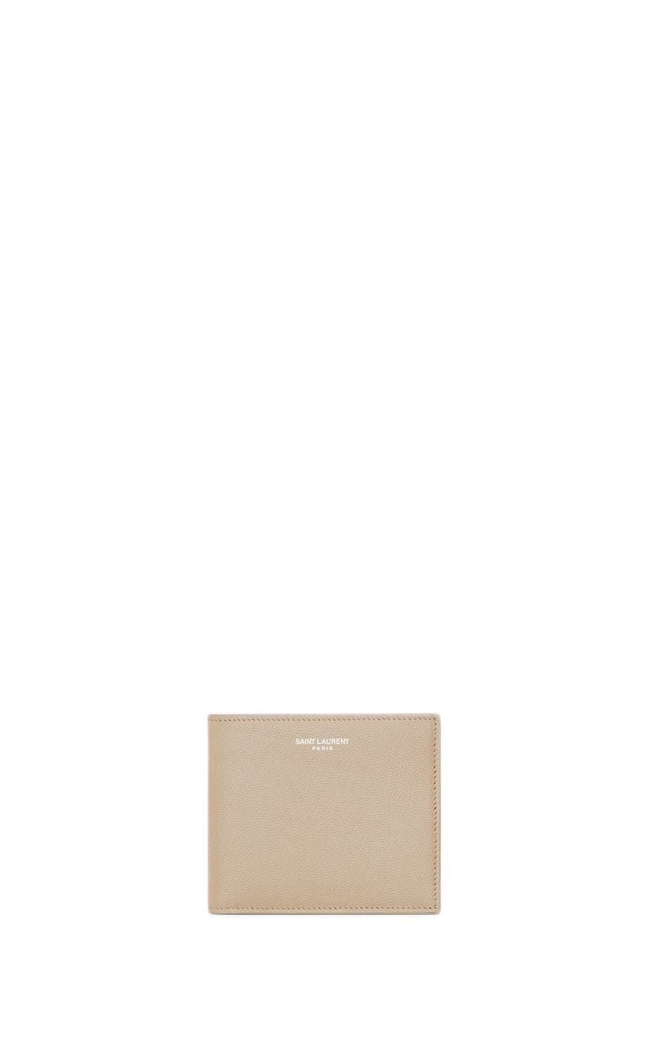 SAINT LAURENT Mini Logo Print Card Holder