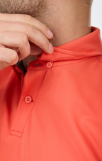 Short Sleeve Polo Solid // Salmon