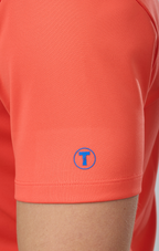 Short Sleeve Polo Solid // Salmon