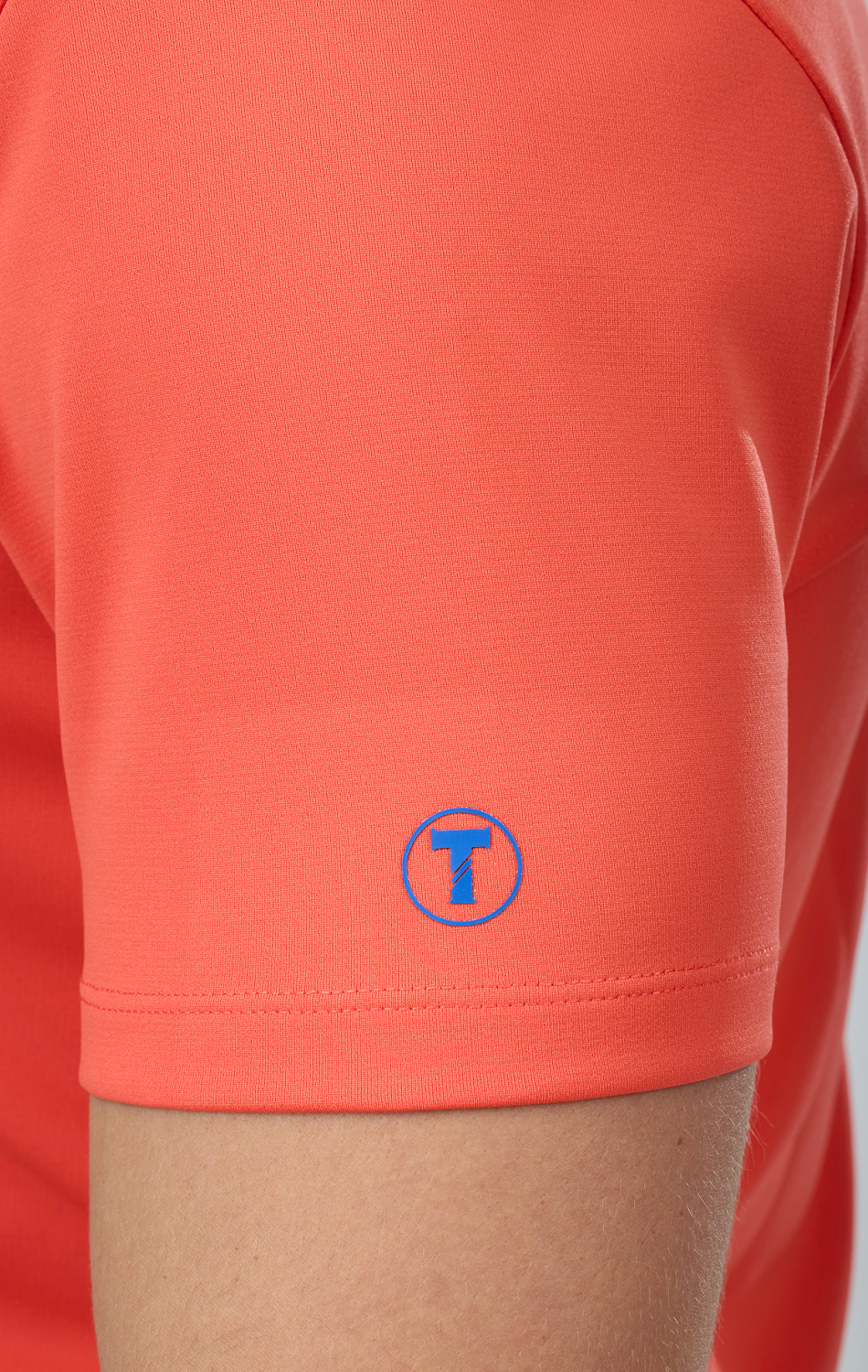 Short Sleeve Polo Solid // Salmon