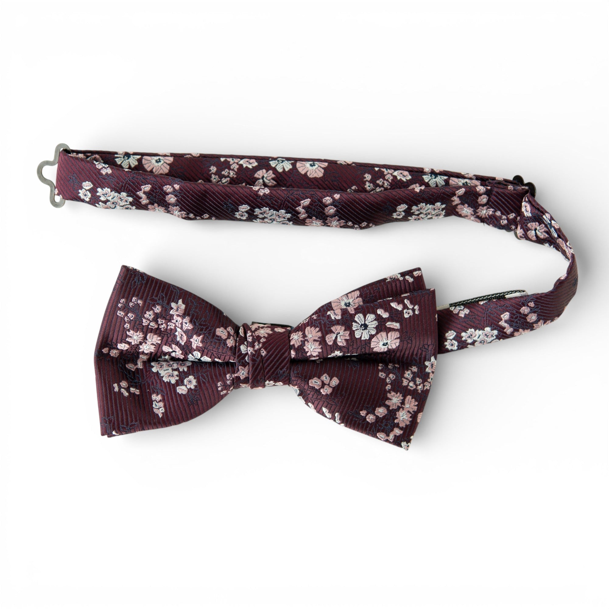 Sangria Floral - Men's Pre-tied Bow Tie