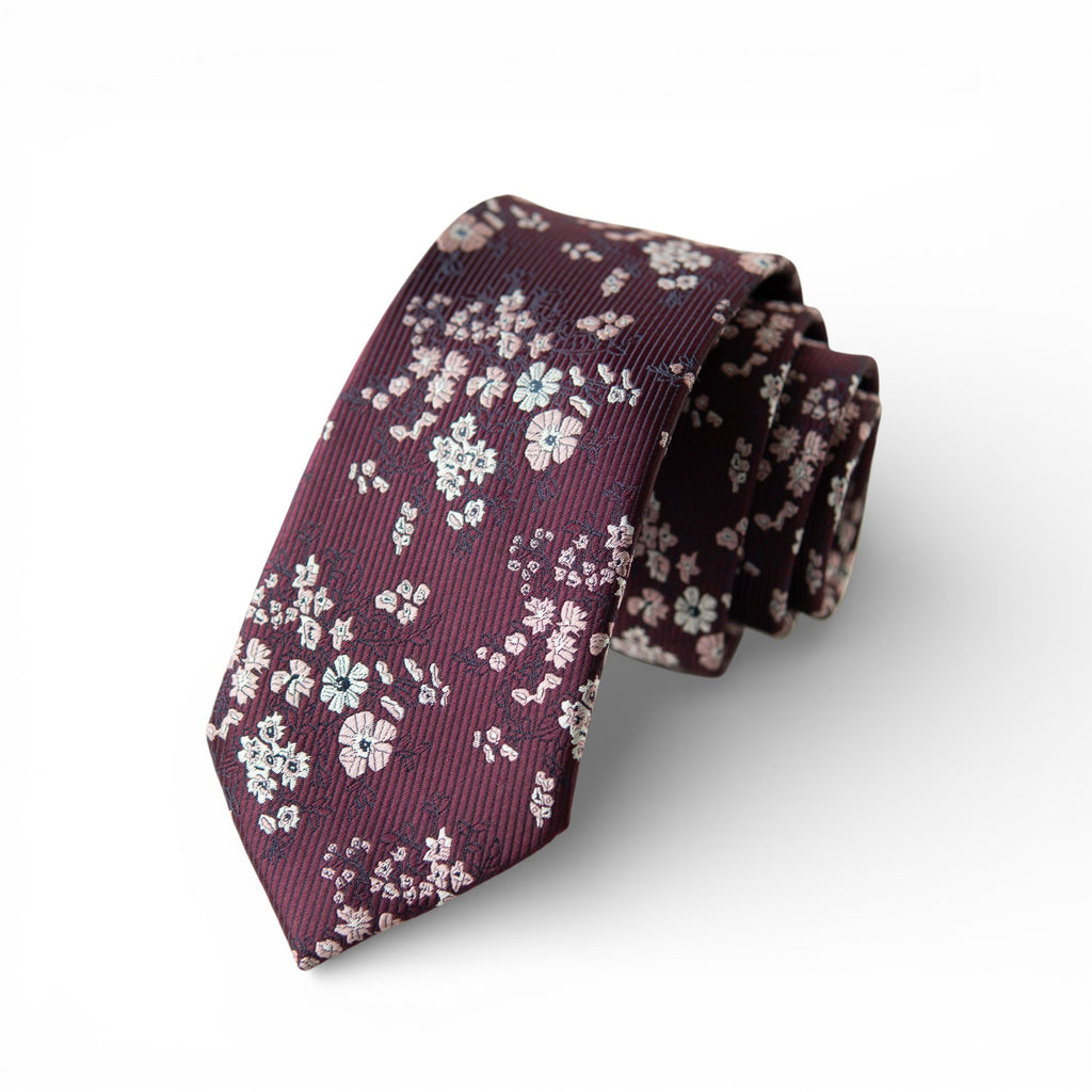 Sangria Floral - Men's Tie