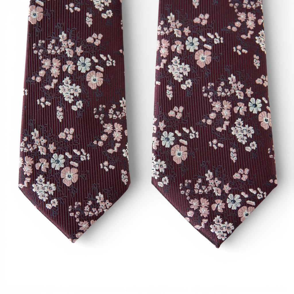 Sangria Floral - Men's Tie