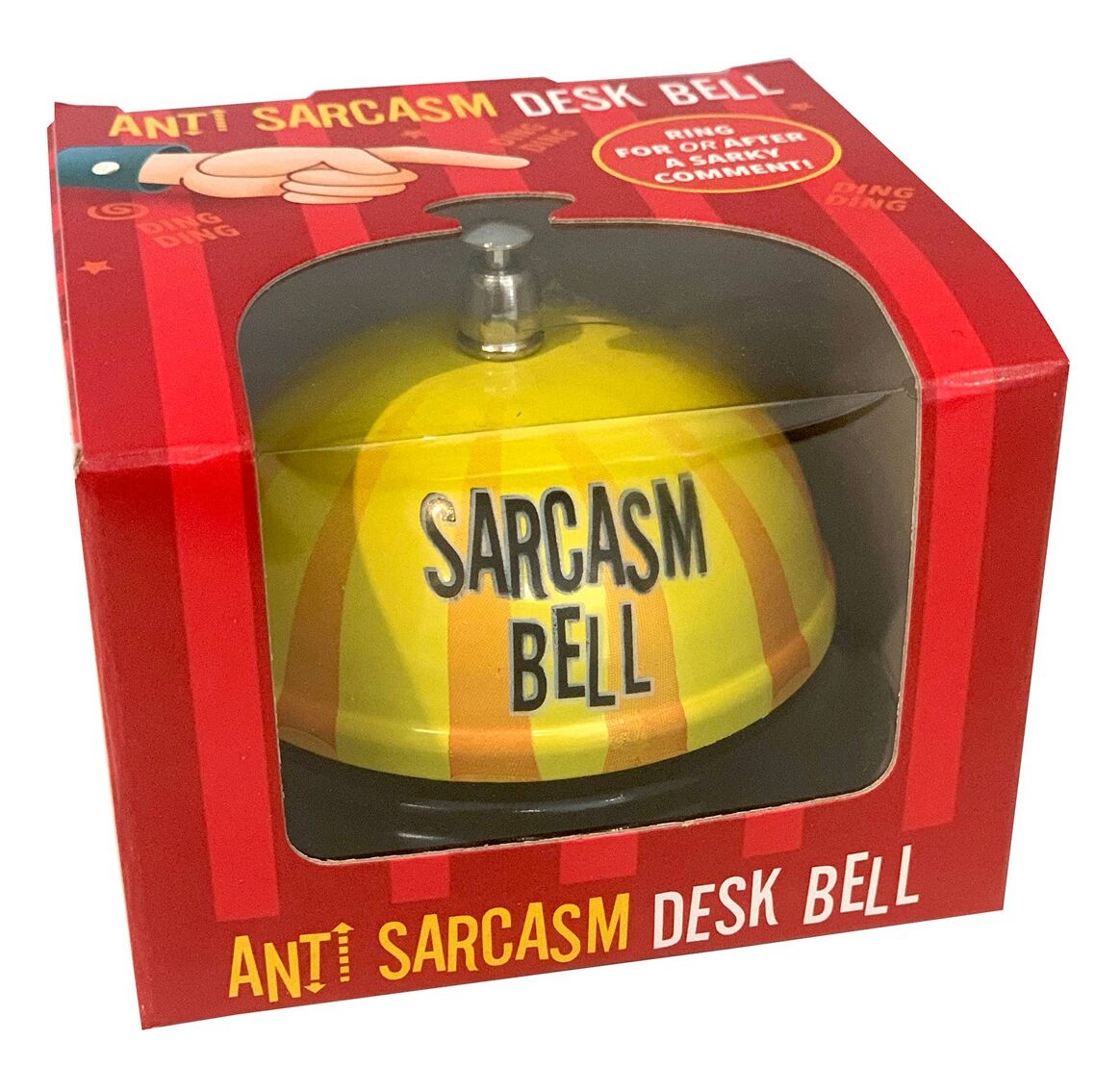 Sarcasm Desk Bell - Ring For OR After A Snarky Comment! ~ Office Desk Gag Gift