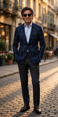 Sartorio Checked Virgin Wool-Cashmere Sport Jacket